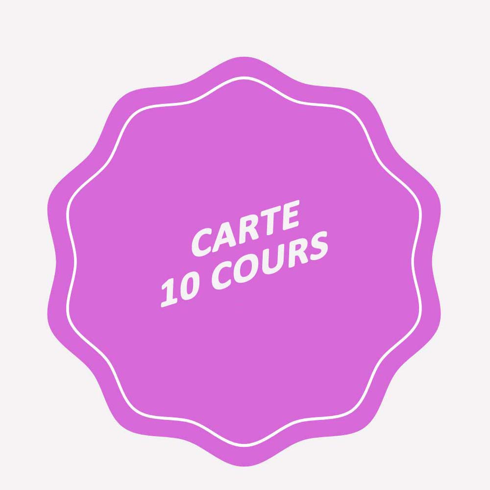 Carte 10 Cours (10 heures)